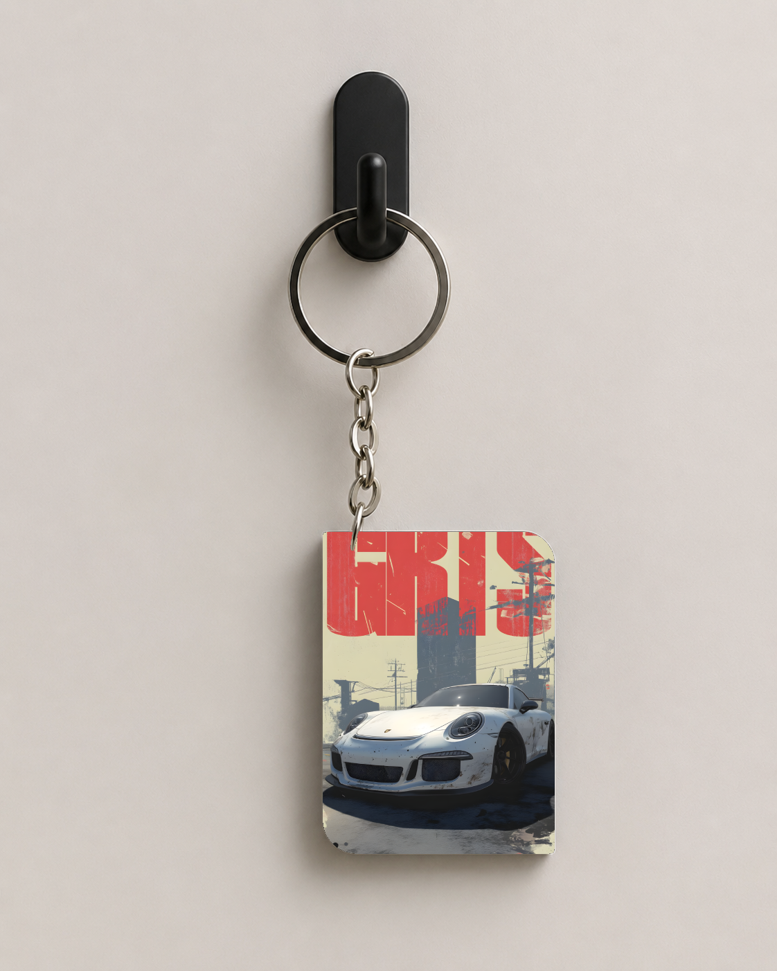 Porsche Car Keychain K01